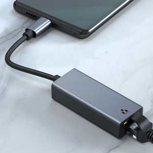 Di alta qualità di fabbrica tipo c a rj45 1000 mbps scheda di rete usbc ethernet adattatore lan tipo C a LAN Ethernet adattatore con led - Product Image 3