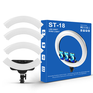 Sıcak satış sağ ışık 10 inç 12 inç 18 inç 22 inç kalp şekli Tik Tok ışık Led daire standı işık Led akışı için yapma - Product Image 4