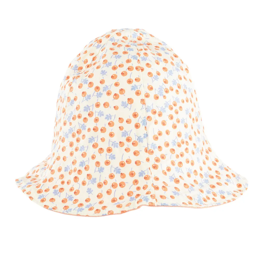 Belle unisexe respirant mousseline coton doux 100% coton casquette réglable large bord Protection solaire seau pêcheur chapeau pour bébé