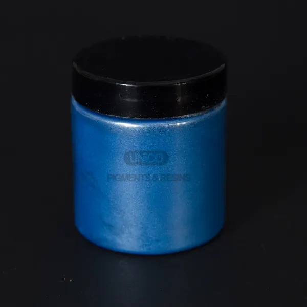 Unico pigmentos em pó de mica perolado Aqua Blue