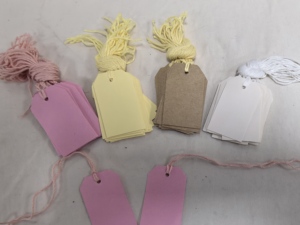 <strong>Custom</strong> Luxury Garment <strong>Tags</strong> Kraft Paper <strong>Tags</strong> Print Name Logo Plastic Hang <strong>Tag</strong> With <strong>String</strong> Paper Hangtags for Clothing Own Logo - Product Image 5