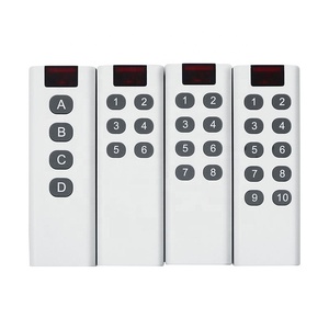 รีโมทประตูโรงรถทั่วไปไฟ LED DC 12V 4ปุ่มรีโมทคอนโทรลไร้สายระยะไกล1กม. - Product Image 4
