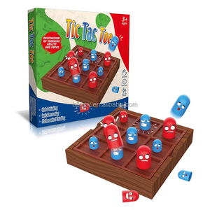 教育玩具戦略ボードゲームおもちゃビッグカップ食べる小さなカップチックタックトゥゴブルボードゲーム子供用