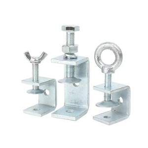 2025 mới phong cách thép không gỉ 304 có thể điều chỉnh kênh chùm kẹp C kẹp clip cho tấm kim loại chế tạo - Product Image 2