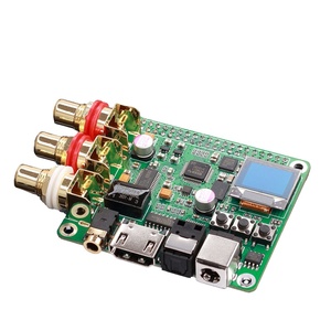 Ahududu Pi DAC ses şifre çözücü kurulu HIFI genişletme modülü destekler koaksiyel Fiber I2S için ahududu Pi 3B 3B + 4B