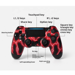 PS4 için PS4 kablosuz denetleyici titreşim Joystick Gamepad oyun kolu kontrolörleri için PS4 konsolu - Product Image 5