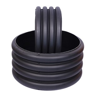 市政下水道系统用HDPE双壁波纹pe管SN8雨水下水道聚乙烯管 - Product Image 4