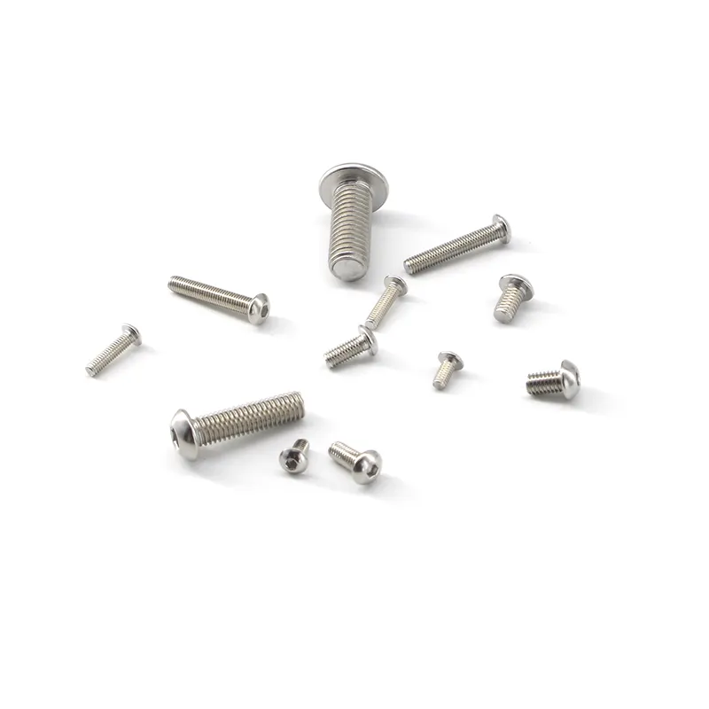 china manufacturer button screw M8 button head bolt fastener screw bolt for assembly in stainless steel