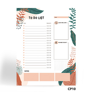 Benutzer definierte Schul büro Niedliche Memo Sticky Pad Note Planer Drucken Gestanzte wöchentliche Ausgaben Tracker Notebook Magnetic Fridge Notepad - Product Image 4