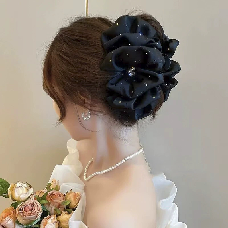 4 heart diamond ball polka dot cloud hair clip