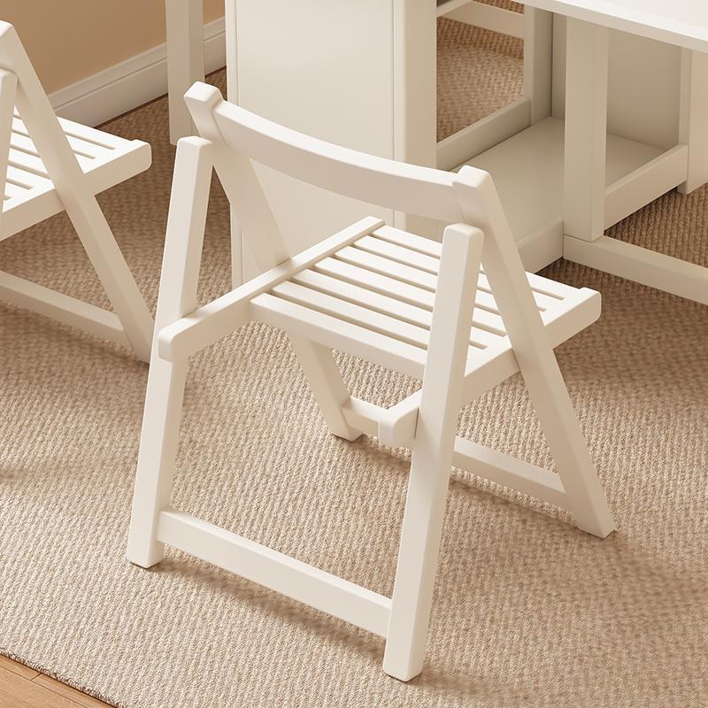 108 Folding Chair, Ivory White