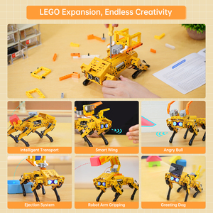 Hiwonder MechDog AI visione e interazione vocale quadrupede Robot cane graffiare Python Arduino programmazione kit robotici Open-Source - Product Image 5