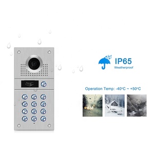 China video interfono proveedor de 10,1 pulgadas Vídeo portero automático sistema de intercomunicación con RFID y contraseña de desbloqueo de la puerta - Product Image 4