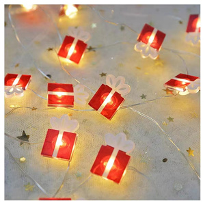 Battery Operated LED Night Light Colorful Santa Claus Xmas Tree Snowman <strong>String</strong> Light Christmas Decorative Lamp - Product Image 6