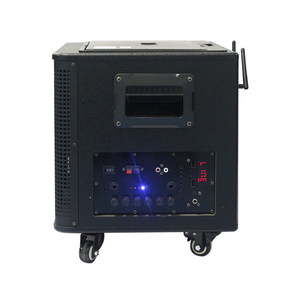 Portable Bluetooth Speaker Best Wireless Trolley Speakers Wooden Screen Home Party Speaker with LED Colorful Flashing Light - Product Image 4