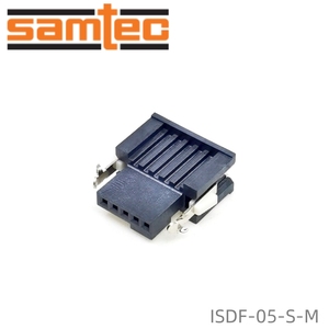 ISDF-05-S-M ส่วนหัว Samtec ดั้งเดิม ISDF-07-S-M ฉนวน1.27มม. ขั้วต่อแบบแถวเดียวสีดำ - Product Image 5