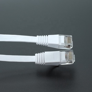 Red UTP CAT 6 Flat Type RJ45 Patch Cord - Product Image 2