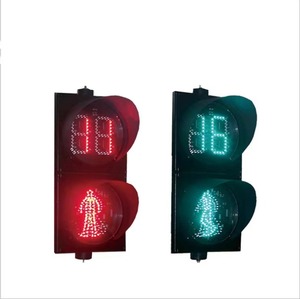 300mm ryg topu led yanıp sönen trafik ışığı üreticileri gerçek trafik sinyal ışığı ile geri sayım sayacı akıllı trafik ışığı - Product Image 1