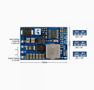 Матек BEC 12s-pro, качественный пластиковый регулятор, модуль 9-55V до 5V/8V/12V 5A, непрерывный выход для квадрокоптера FPV