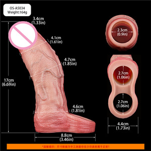 Tragbares Eröffnungs kondom für Männer Dickes Bett Masturbation Sexspielzeug - Product Image 2