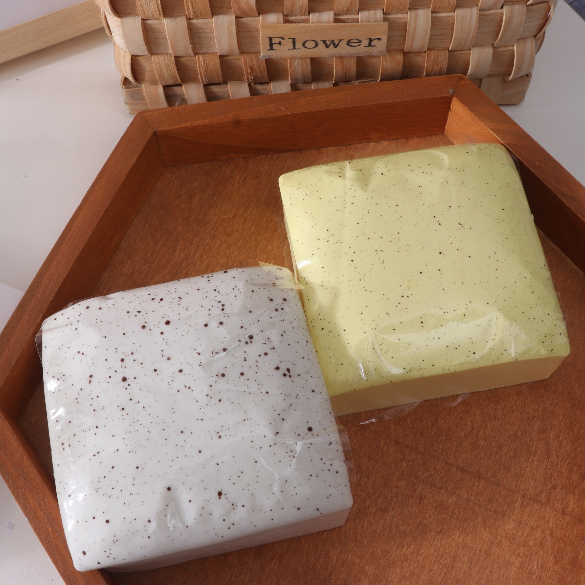 A plain milk brick