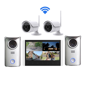 Lermom 2.4G Wireless 7 Inch Outdoor Gsm <strong>Intercom</strong> Audio <strong>Motion</strong> <strong>Detection</strong> <strong>Intercom</strong> <strong>System</strong> for Houses Villa Apartment Working - Product Image 1
