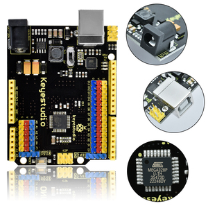 Keyestudio Super Development <strong>Control</strong> Board UNO+USB Cable with Pin Header Interface for <strong>Arduino</strong> U-NO R3 Atmega 328p Board