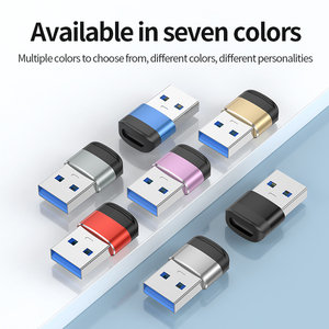 高质量C型适配器C型USB C母对USB 3.0公Otg转换器适配器