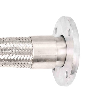 Hortum borusu paslanmaz çelik tel örgülü esnek Metal yüksek basınçlı oluklu Metal 1/2 "-8" kutu su yuvarlak