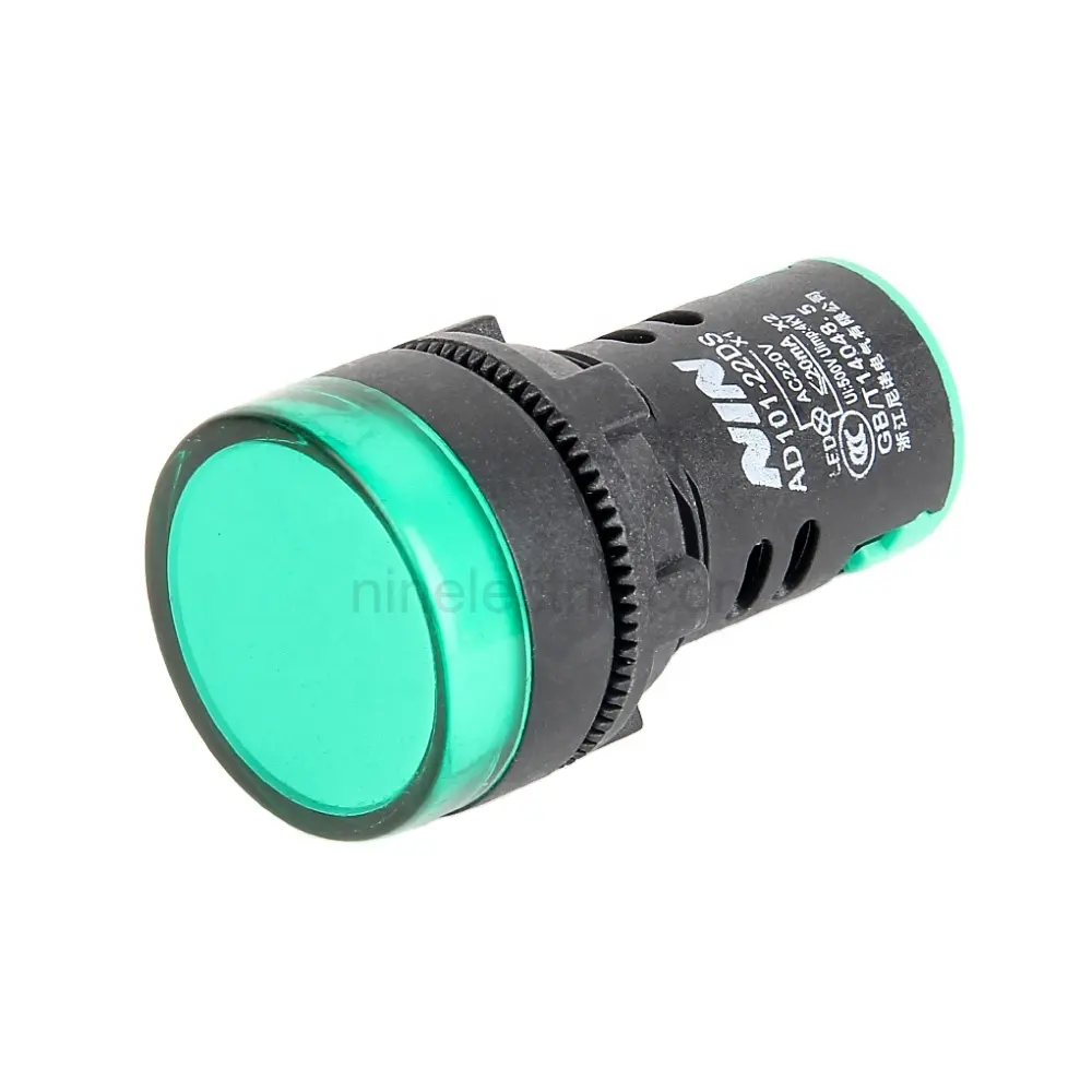 AD16-22DS Montaggio A Pannello Indicatore LED 22 millimetri industriale indicatore di luce di Colore Verde 22OV