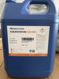Atexco用于聚酯油墨的升华，用于ATEXCO数字纺织品 (DTG) 打印机青色颜色，用于哈萨克斯坦印刷Mac - Product Image 6