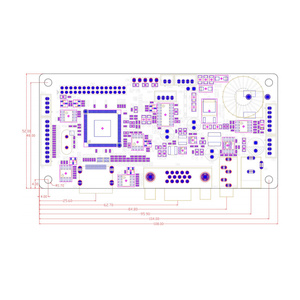 Placa controladora LCD de señal LVDS de entrada VGA 1920*1080. Placa convertidora VGA a lvds