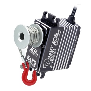AGRC 54 кг SA81FHXW, 0082 сек, высокоскоростной корпус ЧПУ, металлическая шестерня, стальная шестерня, 360 градусов, 4-полюсный бесщеточный двигатель, умный сервопривод для радиоуправляемого автомобиля - Product Image 1