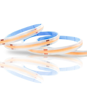 ไฟแอลอีดีในร่มแถบไฟ LED cob แบบยืดหยุ่นแถบ DC24v LED สองสี DC12v ตัดได้8W 10W - Product Image 5