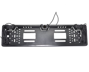 EU Wireless 4.3 Inch Car <strong>LCD</strong> Monitor <strong>Reverse</strong> Camera with Parking Assist Night View European License Frame Rearview Plate <strong>Sensor</strong> - Product Image 3