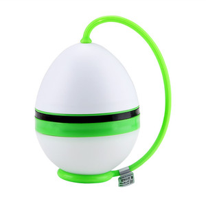 Xách tay hình dạng trứng LED Cắm trại ánh sáng đèn lồng ngoài trời treo đèn với Silicone dây đeo - Product Image 5