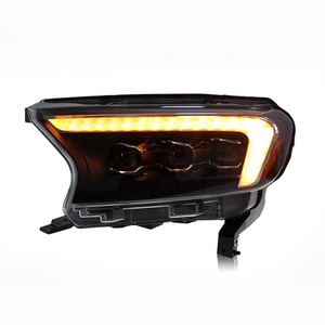 Car Front Lights for Ford Ranger <strong>Thunder</strong> Everest 2016-2020 Headlights All <strong>LED</strong> DRL Moving Turn Signal Lamp <strong>LED</strong> Lens Projector - Product Image 3