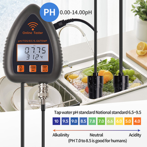 New Arrivals 5 in 1 PH/TDS/EC/S.G/TEMP Detector WIFI Online Meter Tester <strong>Mobile</strong> <strong>APP</strong> Water Quality Tester - Product Image 4