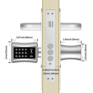 TTlock sostituzione Smart blocco digitale App Password IC Card di accesso senza fili cilindro per acciaio in ottone acciaio inox porta nuvola
