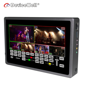 DeviceWell Magic Audio and Video Switcher HDS8107 HD 4 <strong>Channel</strong> Switching Station <strong>Live</strong> Streaming