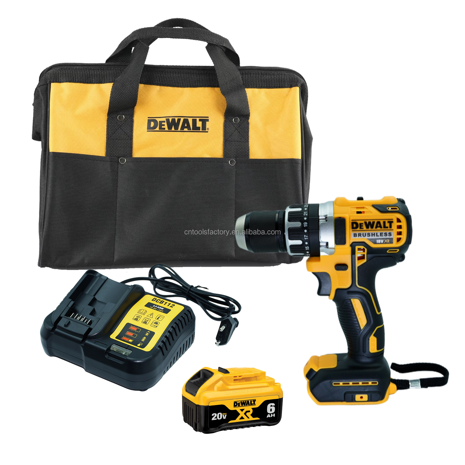 Kit de taladro de impacto inalámbrico