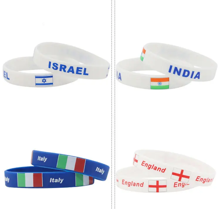 Promozionale braccialetto di gomma altamente personalizzato wristband del silicone di modo a buon mercato braccialetto in silicone personalizzato