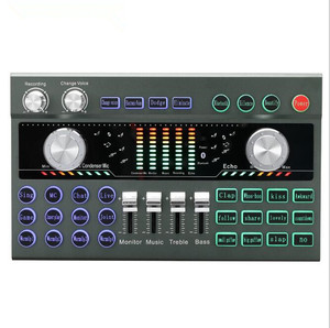 X600 Excellent Quality of Voice <strong>Audio</strong> Interface with DJ Mixer Live Streaming Sound Card - Product Image 1