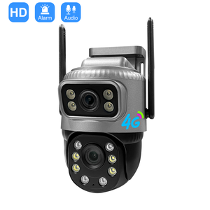 V380 yeni Model mermi ve 2 inç PTZ kamera SC20-4G siyah 4MP güvenlik CCTV kablosuz IP güvenlik çift Lens 4G ağ PTZ kamera - Product Image 2