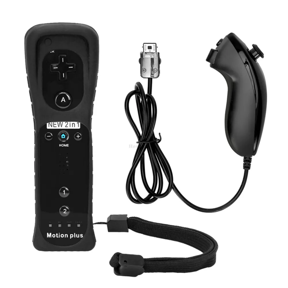2 в 1 беспроводной пульт дистанционного управления для консоли Wii, беспроводной джойстик для консоли Wii, пульт дистанционного управления для консоли Wii