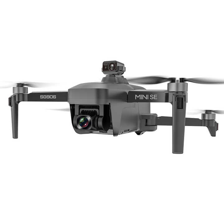 Mini drone sg906 se 4k plus hd imagem, drone de longo alcance 1200m com 3 eixos para entrega de comida