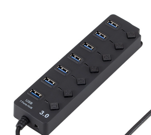 Black-3.0-7 ports 30cm
