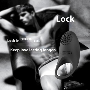 Lock Men Vibration Ring Selbstverteidigung Adult Male Stimulatory Sex Produkt Penis Ring Cover - Product Image 1