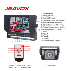 Semi-Trucks 7 Inch <strong>Backup</strong> <strong>Camera</strong> System Vehicle HD Rear View Monitoring Solution IP69K Reversing <strong>Camera</strong> <strong>With</strong> Rear View Monitor - Product Image 6
