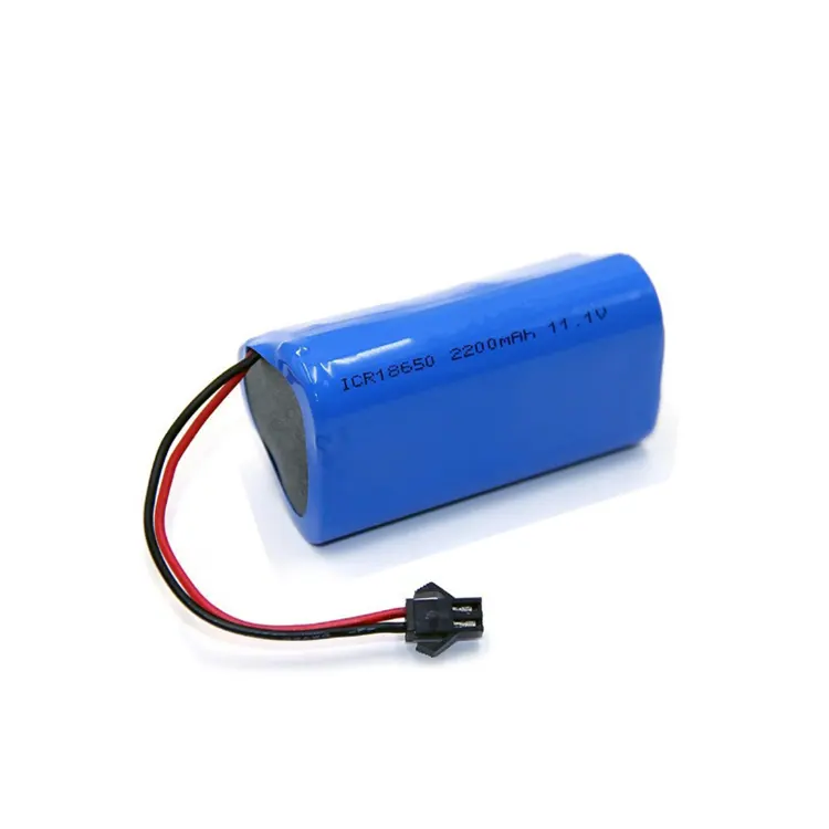 11.1V 2200mAh 24.42Wh 18650 li ion battery 3S1P ICR18650 rechargeable li-ion battery pack
